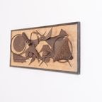 Brutalist Wall Sculpture / Muurdecoratie From Henrik Horst, Denmark thumbnail 6