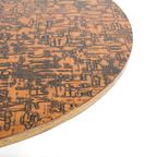 Ronde Eettafel Met Koperen Blad 'driebergen' Vintage thumbnail 18