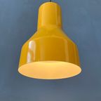 Vintage Gele Mid Century Space Age Hanglamp thumbnail 3