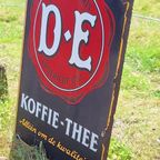 Oud Dubbelzijdig Emaille Bord Douwe Egberts Koffie-thee☕️ thumbnail 8