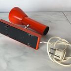 70s Vintage Muurlampje. Retro 1970 70er Oranje. thumbnail 10