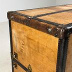 Oshkosh Steamer Trunk Antiek thumbnail 14