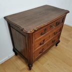 Vintage Queen Ann Ladekastje, Commode Dressoir Ladekast Badkamermeubel 117 thumbnail 11