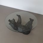 Well Detailed Bronze Bear Coffee Table Frame. thumbnail 7
