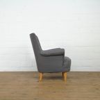 Reupholstered Carl Malmsten Lounge Chair thumbnail 3