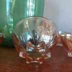 6 Franse Schaaltjes In Prachtige Oranje Achtige Kleur Met Glans thumbnail 4