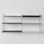 Mid-century Tomado Wandsysteem Wit Grijs Zwart 1950’s thumbnail 7