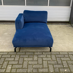 4x6 sofa - X5 Chaise Longue (links) Blauw Velours thumbnail 2