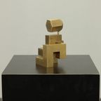 Cubistic Sculptural Object, In The Manner Of André Volten thumbnail 3