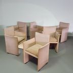 Set (6) By Mario Bellini 401 Break Chairs For Cassina, 1990s thumbnail 2