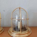 Set Van 3 Vintage Gouden Schip Stijl Plafondlampen thumbnail 4