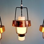 Trio Van Scandinavische Hangers In Opaline En Kopermetaal thumbnail 17