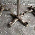 Industrial-Style Metal Side Table thumbnail 7