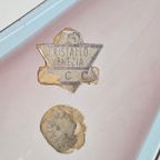 Vintage Cristallo Venezia Ccc Schaal Kom Blauw Amber Murano thumbnail 6