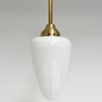Opaline Plafondlamp In De Vorm Van Een Druppel, 1970’s thumbnail 5