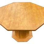 Vintage Eettafel Achthoek Octagon Hout Design Jaren 70 thumbnail 11