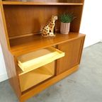 Deens Design Teak Kast Hundevad Met Lade, Vintage Wandkast thumbnail 8