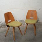 Vintage Lollipop Stoelen František Jirák | Groen thumbnail 4