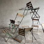 Antique Brewery Terrace Stools + Table thumbnail 8