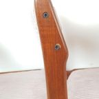 8 Vintage Deense Erik Buch Stoelen | Nieuw Gestoffeerd Roze thumbnail 9