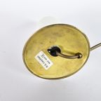 R.S.- Leuchten - Tafellamp - Kelklamp - Melkglas - Messing - 80'S thumbnail 7