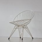 Pastoe Draadstoel, Cees Braakman. Model Combex. Jaren ‘50. thumbnail 4