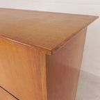 Secretaire Met Schuifdeuren Op Ranke Poten, Jaren 50 thumbnail 18