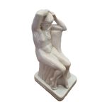 Art Deco Keramiek Beeld Van Een Naakte Dame Jaren 30 thumbnail 7
