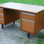 Vintage Houten Bureau Huizenga thumbnail 3