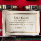 Vintage Set Van 6 Vlinder Coupes Met Bijpassende Lepels thumbnail 6