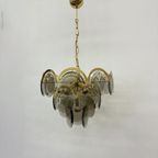 Vistosi Gold Smoked Glass , 1970S Pendant Lamp Hanging Lamp thumbnail 4