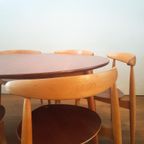 Eetkamer Set Van Hans J. Wegner Voor Fritz Hansen thumbnail 5