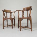 Set Van 2 Hoekstoelen In Teak, Jaren '80 thumbnail 5