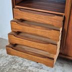 Ernst Dieter Hilker Vintage Jaren 60 Wandmeubel, Highboard thumbnail 13