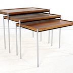 Unieke Mimiset Nesting Tables Lämmle And Co Vintage Omkeerbaar Blad thumbnail 17