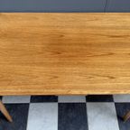 Oak Dining Table 1960S thumbnail 13