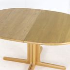 Juul Kristensen Voor Jk Mobler Eiken Ovalen Verlengbare Eettafel Vintage Deens thumbnail 7