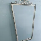 Vintage Metalen Spiegel (Art Nouveau Stijl) thumbnail 8