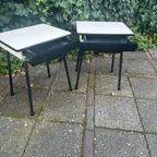 2X Vintage Bauhaus Rietveld Stijl Nachtkastjes thumbnail 8