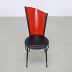 4x Postmoderne Eetkamerstoel In Memphis Style, 1980s thumbnail 7