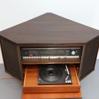 Vintage Audiomeubel Radio En Platenspeler thumbnail 11