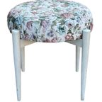 Vintage Krukje Jaren 60 Bloemenmotief Ottoman thumbnail 12
