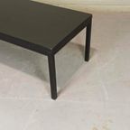 Vintage Mid Century Minimalist Salontafel, Zwart, 145X45 Cm thumbnail 9