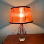 Belgische Tafellamp Uit De Fabriek Van: Val Saint Lambert / Art Deco Lamp / Periode 1920 - 1940 thumbnail 2