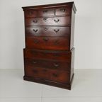 George Iii Country Tallboy / Chest On Chest thumbnail 12