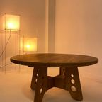 Vintage Oak Coffee Table By Gilbert Marklund For Furusnickarn Ab thumbnail 3