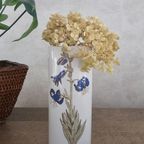 Vintage Radiatorbakje Luchtbevochtiger Blauwe Bloemen thumbnail 2