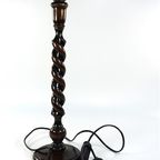 Houten Lampvoet Tafellamp Met Gedraaide Poot thumbnail 4