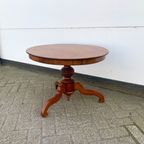 Ronde Mahoniehouten Salontafel thumbnail 3