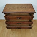 Vintage Queen Ann Ladekastje Ladekast, Commode Dressoir 010 thumbnail 7